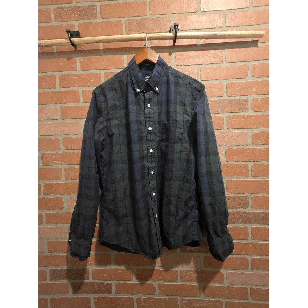 J.CREW Men's Long Sleeve Medium Slim Sku 7